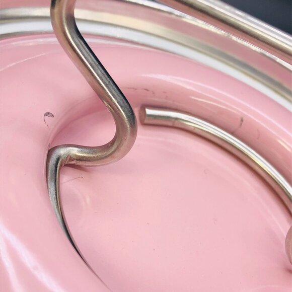 80s Siltal ITALY Pastelcore Enamelware Fondue Pot with Lid -Design Carla Agnelli - Picture 10 of 10